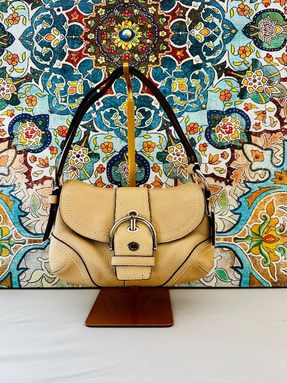 Coach Soho Leather Hobo Rare #10722